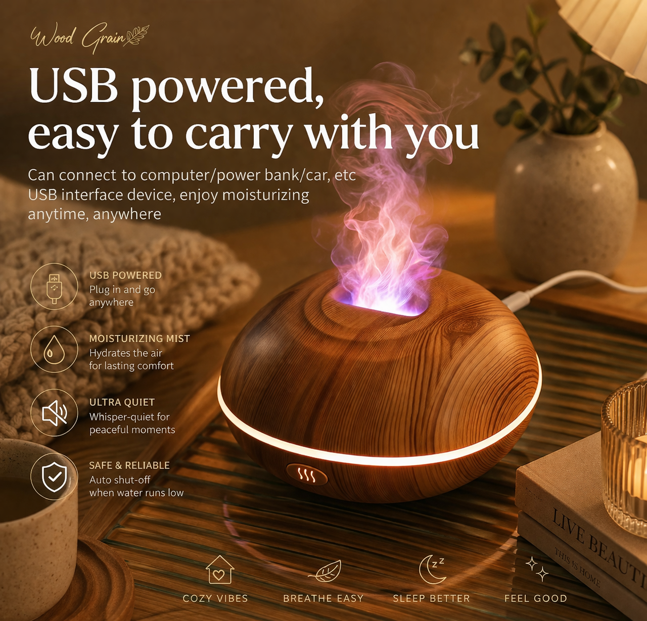 CozyNest™ Flame Diffuser